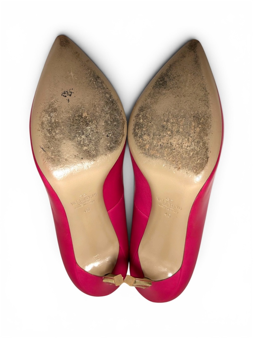 Valentino Garavani Extreme Rockstud Heel Pump Cyclamin Pink size 40 US 10 - Picture 10 of 16